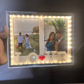LED Glass Photo Frame